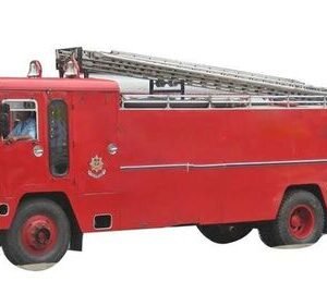 Red Fire Brigade Vehicle
