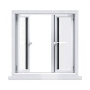 White Upvc Hinged Window