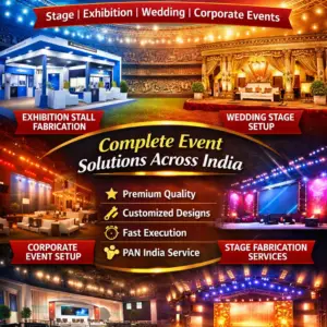 event production house services in india | stage setup, exhibition, wedding & corporate events | al shadab khan traders