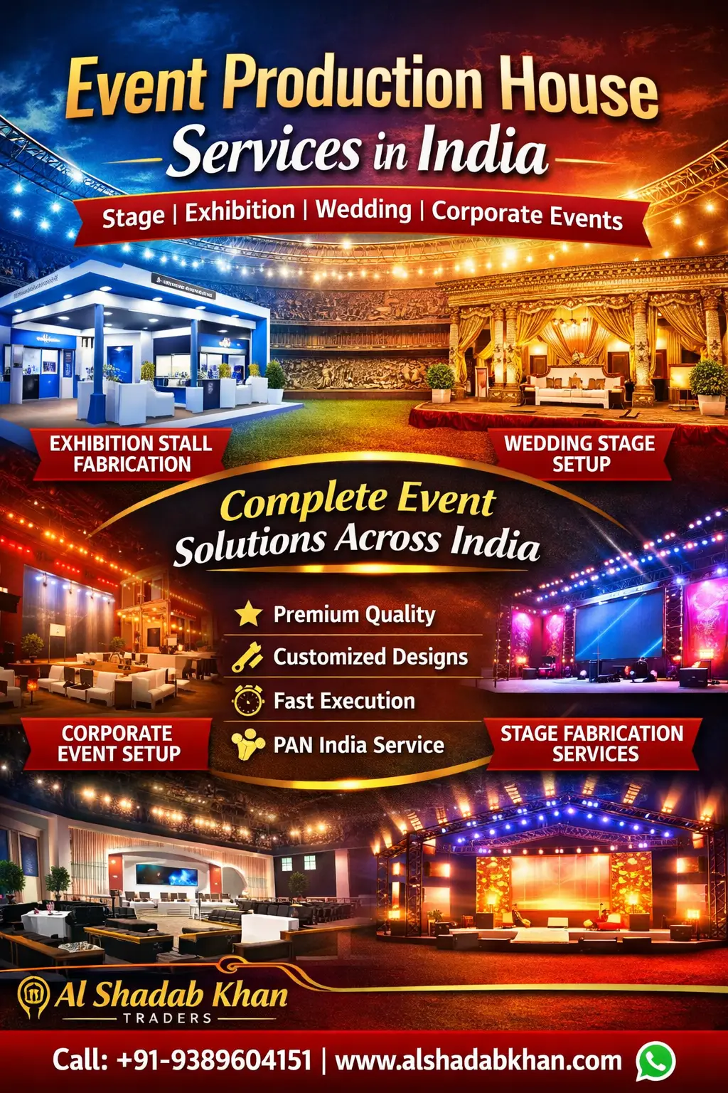 event production house services in india | stage setup, exhibition, wedding & corporate events | al shadab khan traders event production house services in india | stage setup, exhibition, wedding & corporate events | al shadab khan traders