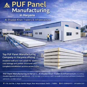 puf panel manufacturing in haryana | al shadab khan traders & infrastructure