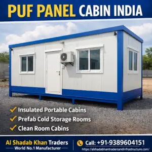 puf panel cabin manufacturer in india | insulated portable cabin & cold storage solutions | al shadab khan traders