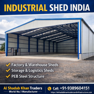 Prefabricated Warehouse Shed | PEB Structure Manufacturer & Supplier in India