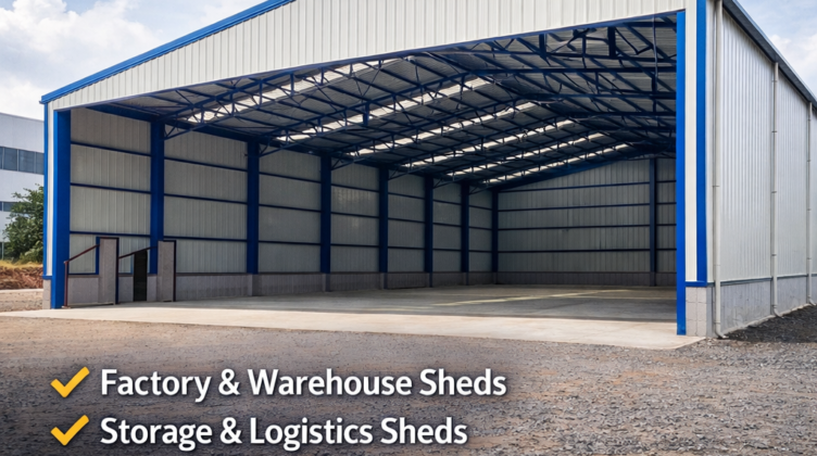 industrial shed manufacturer in india | warehouse & peb structure | al shadab khan traders