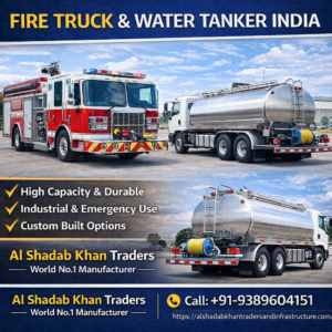 fire truck & water tanker manufacturer in india | industrial tanker vehicles | al shadab khan traders