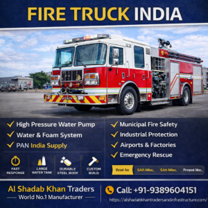 fire truck manufacturer in india | fire fighting vehicle supplier | al shadab khan traders