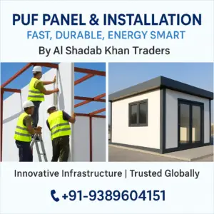 PUF Panel Cabin Manufacturer in India | Insulated Portable Cabin & Cold Storage Solutions | Al Shadab Khan Traders
