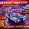 air hockey table