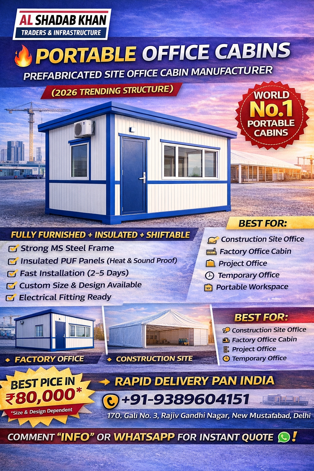 portable office cabin | prefabricated site office cabin manufacturer in india portable office cabin | prefabricated site office cabin manufacturer in india