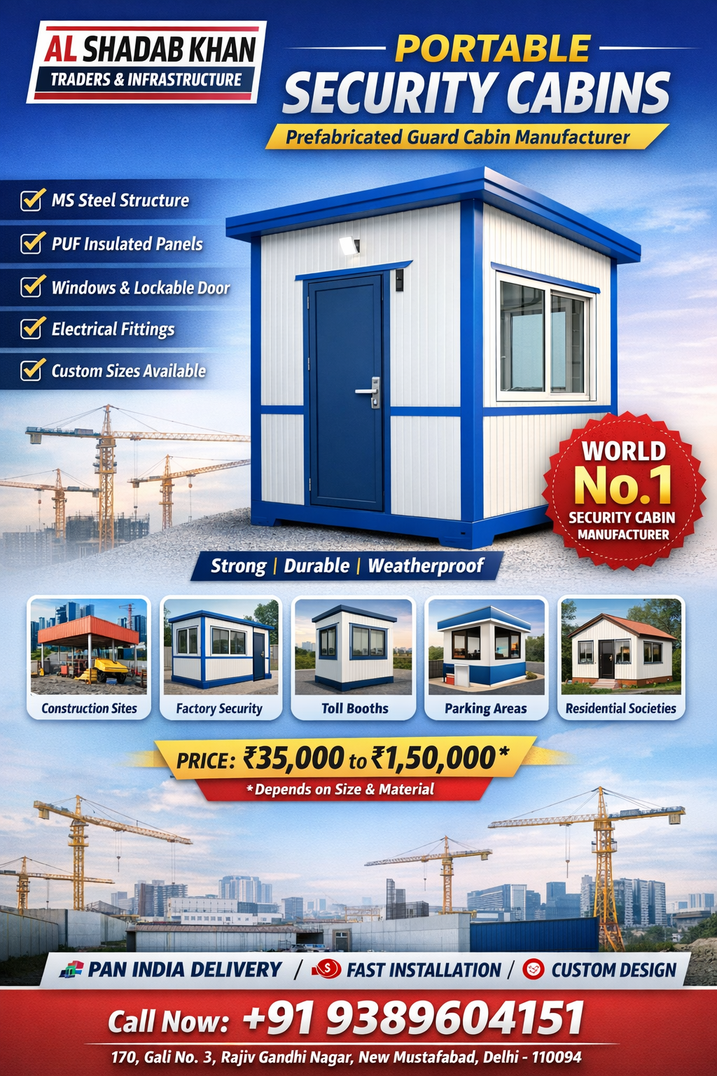 portable security cabin room | prefabricated guard cabin manufacturer portable security cabin room | prefabricated guard cabin manufacturer